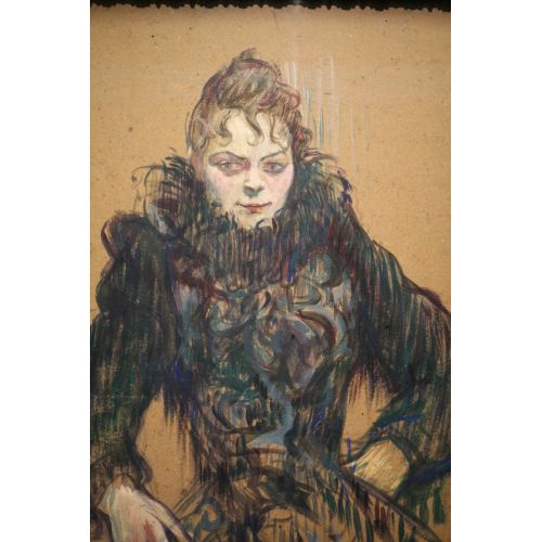 Henri De Toulouse Lautrec Siyah Boa Kadınla Henri De Toulouse Lautrec Siyah Boa Kadınla
