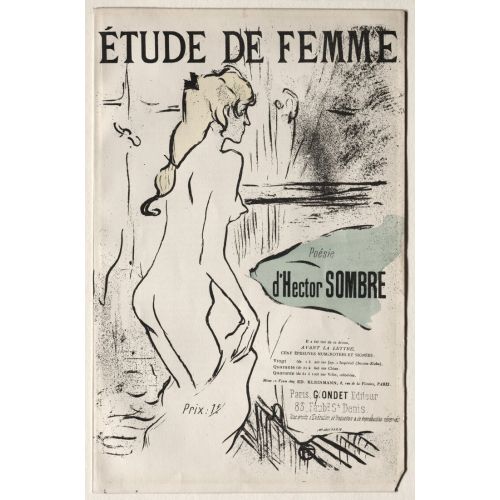 Henri De Toulouse Lautrec Etude De Femme Henri De Toulouse Lautrec Etude De Femme