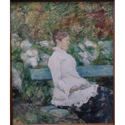 Henri De Toulouse Lautrec Malrome Bahçesinde Kontes Adele Henri De Toulouse Lautrec Malrome Bahçesinde Kontes Adele