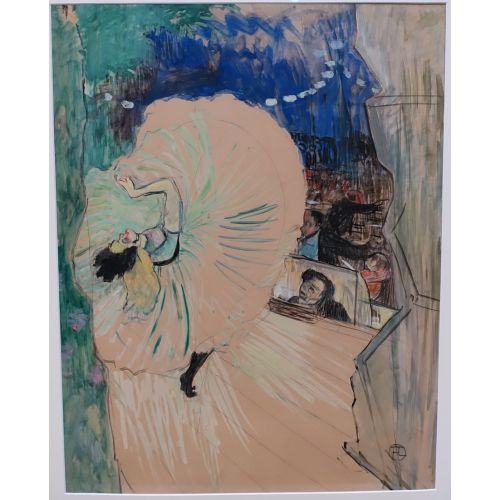 Henri De Toulouse Lautrec The Wheel Dancer Loie Fuller Seen From The Backstage Henri De Toulouse Lautrec The Wheel Dancer Loie Fuller Seen From The Backstage