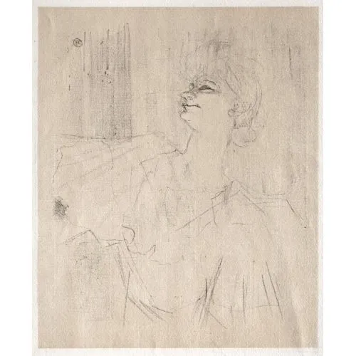 Henri De Toulouse Lautrec Yvette Guilbert A Menilmontant De Bruant Post Impressionism Henri De Toulouse Lautrec Yvette Guilbert A Menilmontant De Bruant Post Impressionism Art Movements Canvas, Drawing Paper Prints