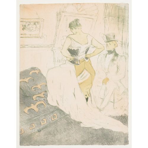 Henri De Toulouse Lautrec Elles Woman In A Corset Henri De Toulouse Lautrec Elles Woman In A Corset