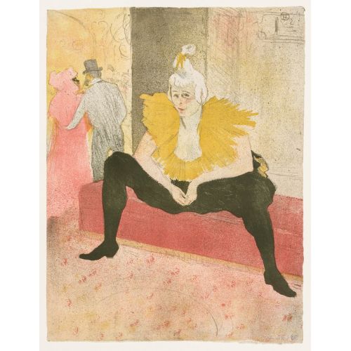 Henri De Toulouse Lautrec Elles The Seated Clown Mlle Cha U Ka O Henri De Toulouse Lautrec Elles The Seated Clown Mlle Cha U Ka O