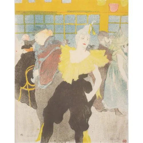 Henri De Toulouse Lautrec Cha U Kao Post Empresyonizm Henri De Toulouse Lautrec Cha U Kao Post Empresyonizm Sanat Akımları Kanvas Efektli Tablo, Resim Kağıdı Baskısı
