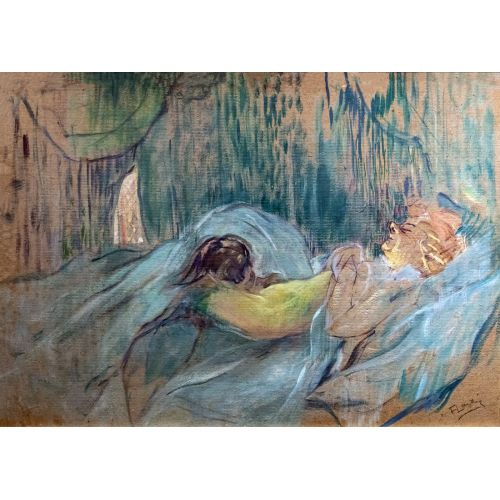 Henri De Toulouse Lautrec Lezbiyen Seks Post Empresyonizm Henri De Toulouse Lautrec Lezbiyen Seks Post Empresyonizm Sanat Akımları Kanvas Efektli Tablo, Resim Kağıdı Baskısı