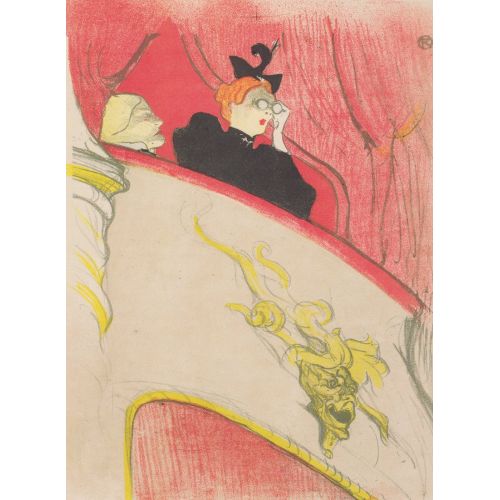 Henri De Toulouse Lautrec Altın Mascaronlu Loca Henri De Toulouse Lautrec Altın Mascaronlu Loca
