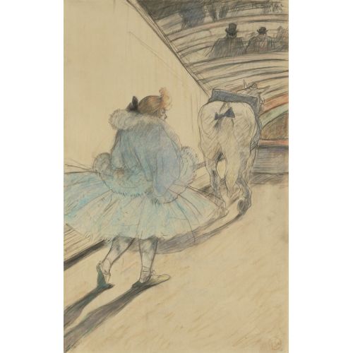 Henri De Toulouse Lautrec At The Circus Enter The Track