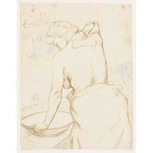 Henri De Toulouse Lautrec Elles The Toilet Post Impressionism Henri De Toulouse Lautrec Elles The Toilet Post Impressionism Art Movements Canvas, Drawing Paper Prints, Reproduction Oil