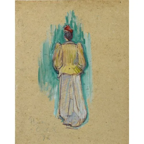 Henri De Toulouse Lautrec Mesire Post Empresyonizm Henri De Toulouse Lautrec Mesire Post Empresyonizm Sanat Akımları Kanvas Efektli Tablo, Resim Kağıdı Baskısı