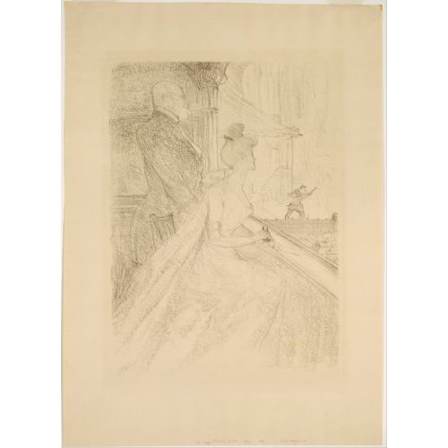 Henri De Toulouse Lautrec La Loge A Performance Of Faust Henri De Toulouse Lautrec La Loge A Performance Of Faust