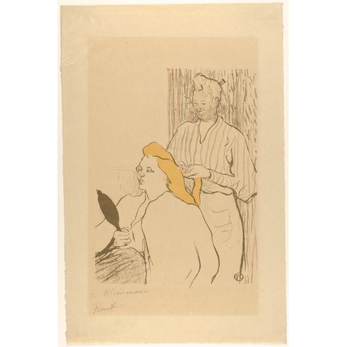 Henri De Toulouse Lautrec The Coiffure Playbill For The Theatre Libre Henri De Toulouse Lautrec The Coiffure Playbill For The Theatre Libre