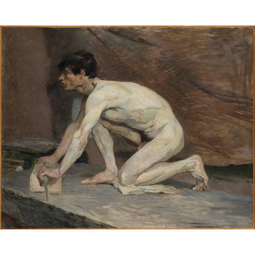 Henri De Toulouse Lautrec The Marble Polisher Henri De Toulouse Lautrec The Marble Polisher