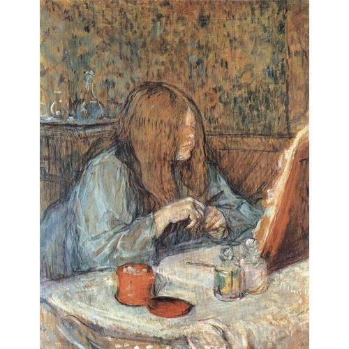Henri De Toulouse Lautrec Madame Poupoule At Her Dressing Table Henri De Toulouse Lautrec Madame Poupoule At Her Dressing Table