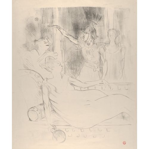Henri De Toulouse Lautrec A Scene From Offenbachs La Belle Helene