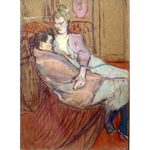 Henri De Toulouse Lautrec Le Due Amiche Henri De Toulouse Lautrec Le Due Amiche
