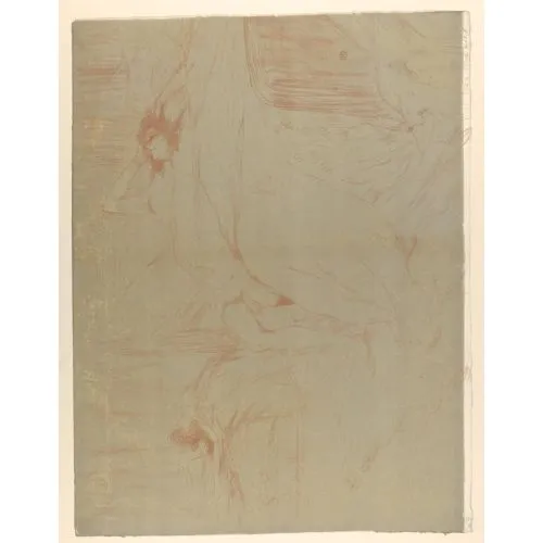 Henri De Toulouse Lautrec Collapsed On The Bed Post Impressionism Henri De Toulouse Lautrec Collapsed On The Bed Post Impressionism Art Movements Canvas, Drawing Paper Prints, Reproduction Oil