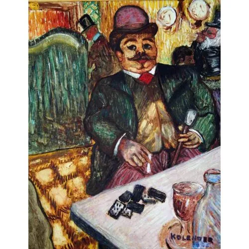 Henri De Toulouse Lautrec Bay Boileau Post Empresyonizm Henri De Toulouse Lautrec Bay Boileau Post Empresyonizm Sanat Akımları Kanvas Efektli Tablo, Resim Kağıdı Baskısı