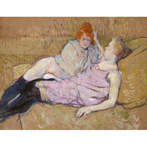 Henri De Toulouse Lautrec The Sofa Henri De Toulouse Lautrec The Sofa