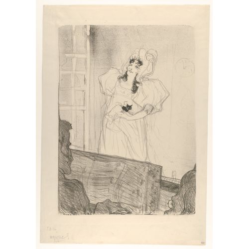 Henri De Toulouse Lautrec Miss May Belfort Medium Plate Henri De Toulouse Lautrec Miss May Belfort Medium Plate