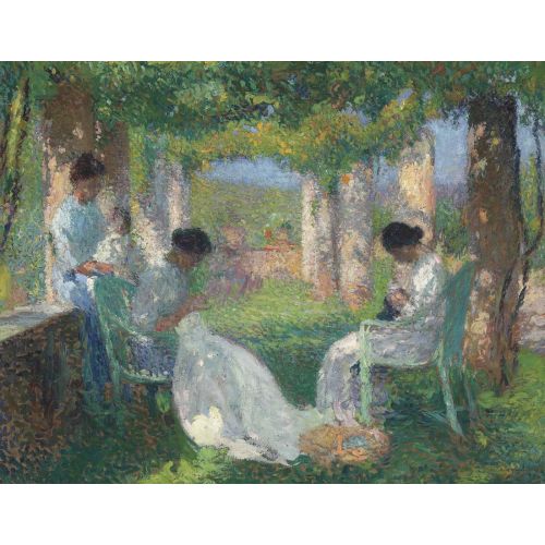 Henri Martin, Couture Sous La Grande Pergola