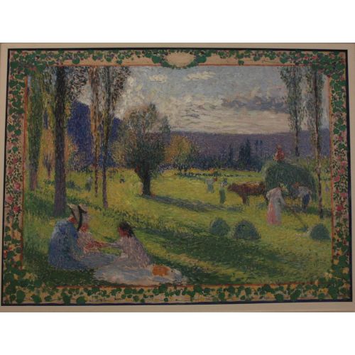 Henri Martin Yaza Hazırlık Empresyonizm Henri Martin Yaza Hazırlık Empresyonizm Sanat Akımları Kanvas Efektli Tablo, Resim Kağıdı Baskısı, Reprodüksiyon ve