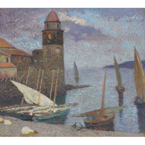 Henri Martin, Collioure Limanı Henri Martin, Collioure Limanı