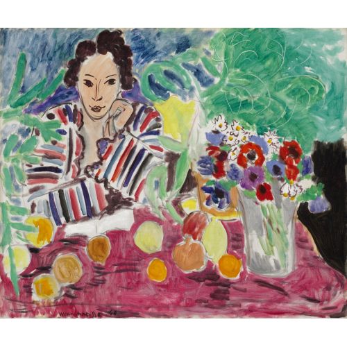 Henri Matisse, Çizgili Elbise Henri Matisse, Çizgili Elbise