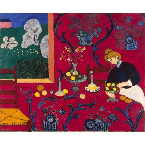 Henri Matisse, Kırmızı Renkte Tatlı Uyumu Kırmızı Oda Henri Matisse, Kırmızı Renkte Tatlı Uyumu Kırmızı Oda