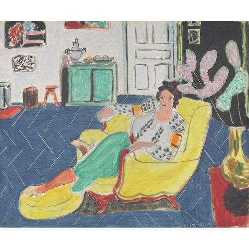 Henri Matisse, Bir Koltukta Oturan Kadın Henri Matisse, Bir Koltukta Oturan Kadın