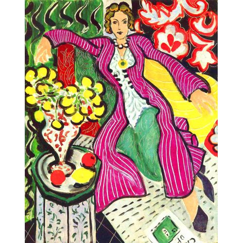 Henri Matisse, Mor Ceketli Henri Kadını