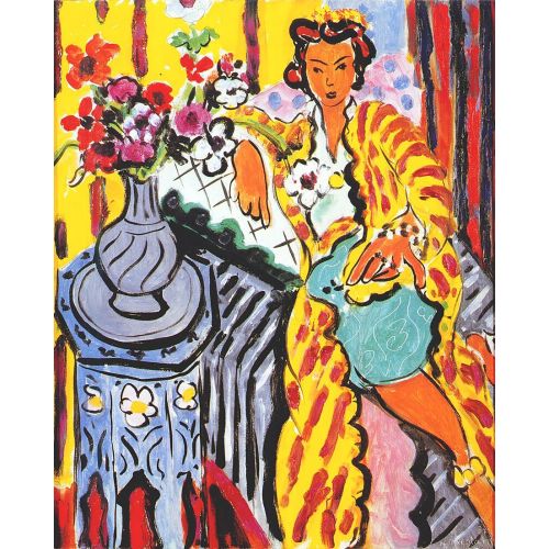 Henri Matisse, Sarı Bornozlu Cariye