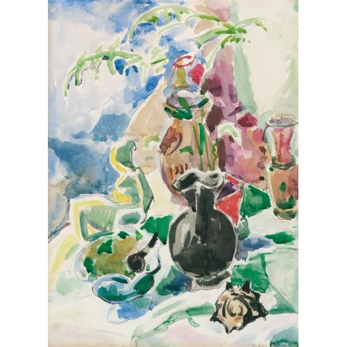Henri Matisse, Oskar Moll Stilleben Mit Matisse Pla