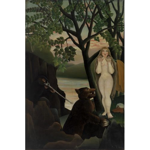 Henri Rousseau, Çıplak Ve Ayı Henri Rousseau, Çıplak Ve Ayı