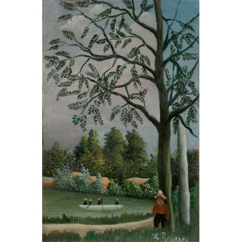 Henri Rousseau, Paysage Avec Des Pecheurs