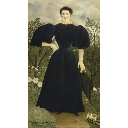 Henri Rousseau, Portrait Of Lady