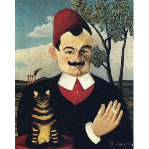 Henri Rousseau, Portrait Of Pierre Loti