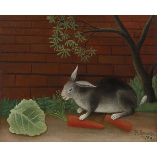 Henri Rousseau, Rabbit Food Henri Rousseau, Rabbit Food