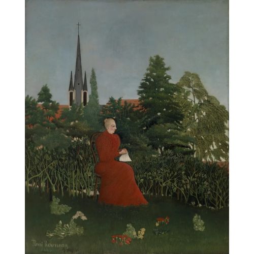 Henri Rousseau, Manzara Içinde Bir Kadının Portresi