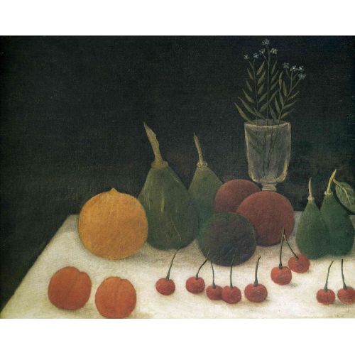 Henri Rousseau, Still Life With Cherries Henri Rousseau, Still Life With Cherries