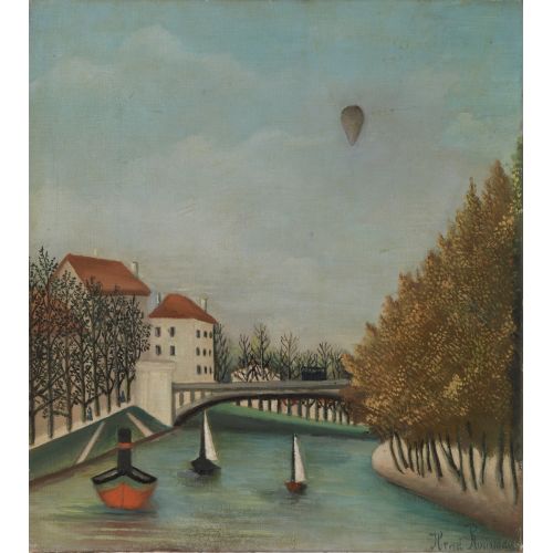Henri Rousseau, Study For View Of The Pont De Sevres Henri Rousseau, Study For View Of The Pont De Sevres