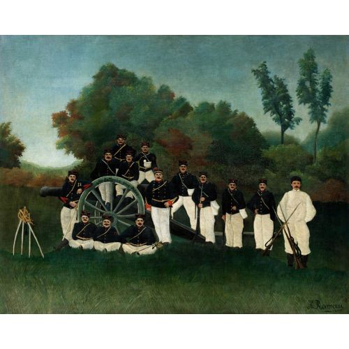 Henri Rousseau, The Artillerymen Henri Rousseau, The Artillerymen
