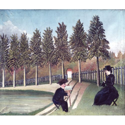 Henri Rousseau, The Artist And His Wife Henri Rousseau, The Artist And His Wife