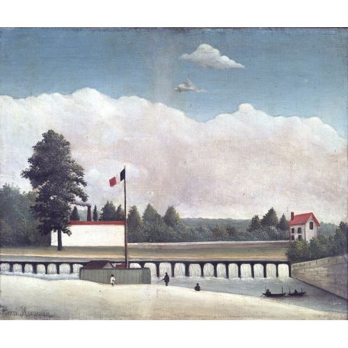Henri Rousseau, The Dam Henri Rousseau, The Dam
