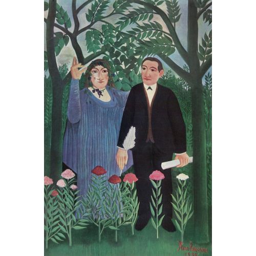 Henri Rousseau, The Muse Inspiring The Poet Henri Rousseau, The Muse Inspiring The Poet