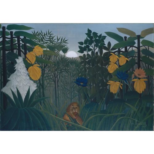 Henri Rousseau, The Repast Of The Lion Primitivism Art Movements Henri Rousseaus The Repast of The Lion: An ExaminationThe