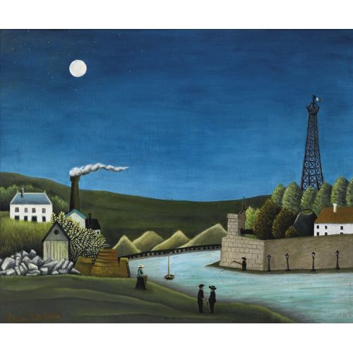 Henri Rousseau, The Seine At Suresnes Henri Rousseau, The Seine At Suresnes
