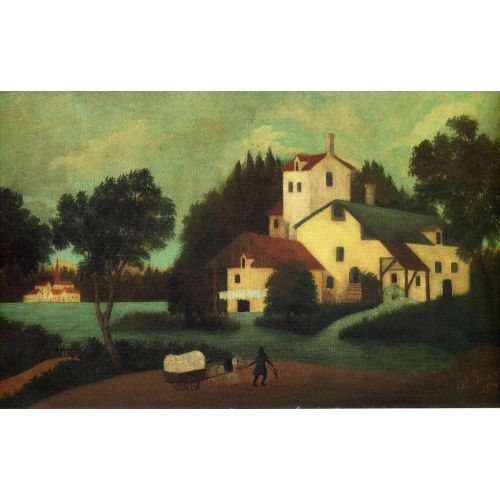 Henri Rousseau, Değirmenin Önündeki Karavan Henri Rousseau, Değirmenin Önündeki Karavan