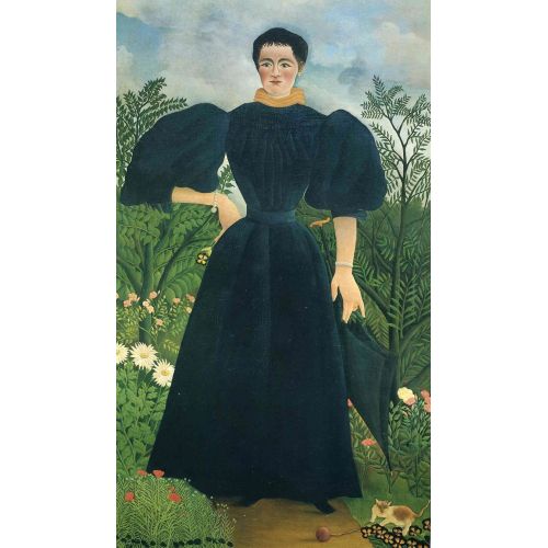 Henri Rousseau, The Woman In Black