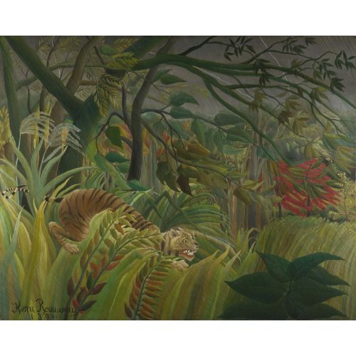 Henri Rousseau, Tiger In A Tropical Storm