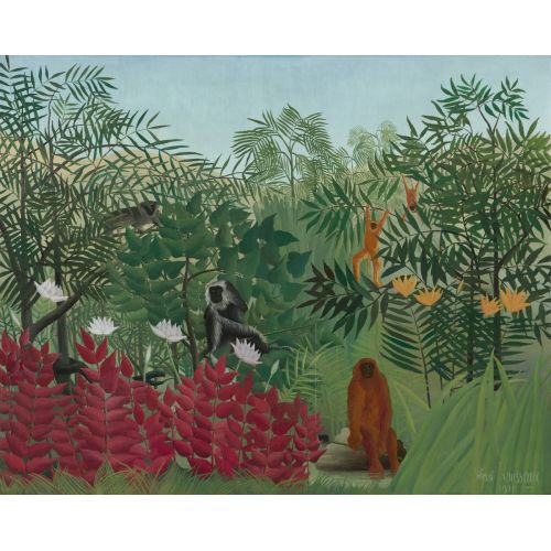 Henri Rousseau, Maymunlarla Tropikal Orman